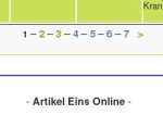 Diese Ziffern-Links <u>auf der Startseite</u> tun's nicht!